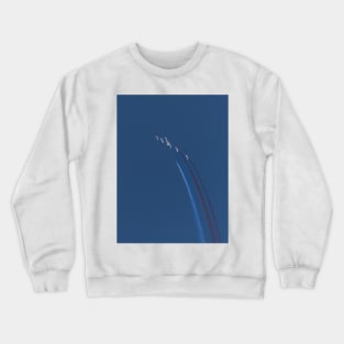 La Patrouille de France 2014 Le vigeant 3 (c)(h) Le Panasonic FZ 200 by Olao-Olavia - par Okaio Créations Crewneck Sweatshirt